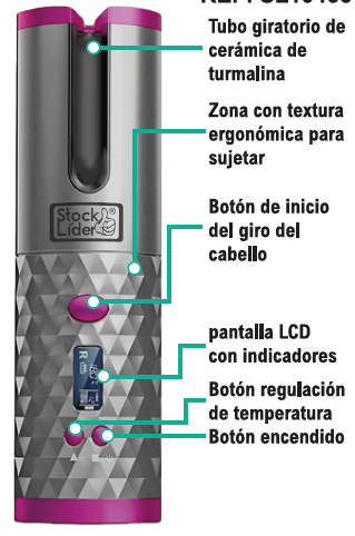 Rizador automático inalámbrico