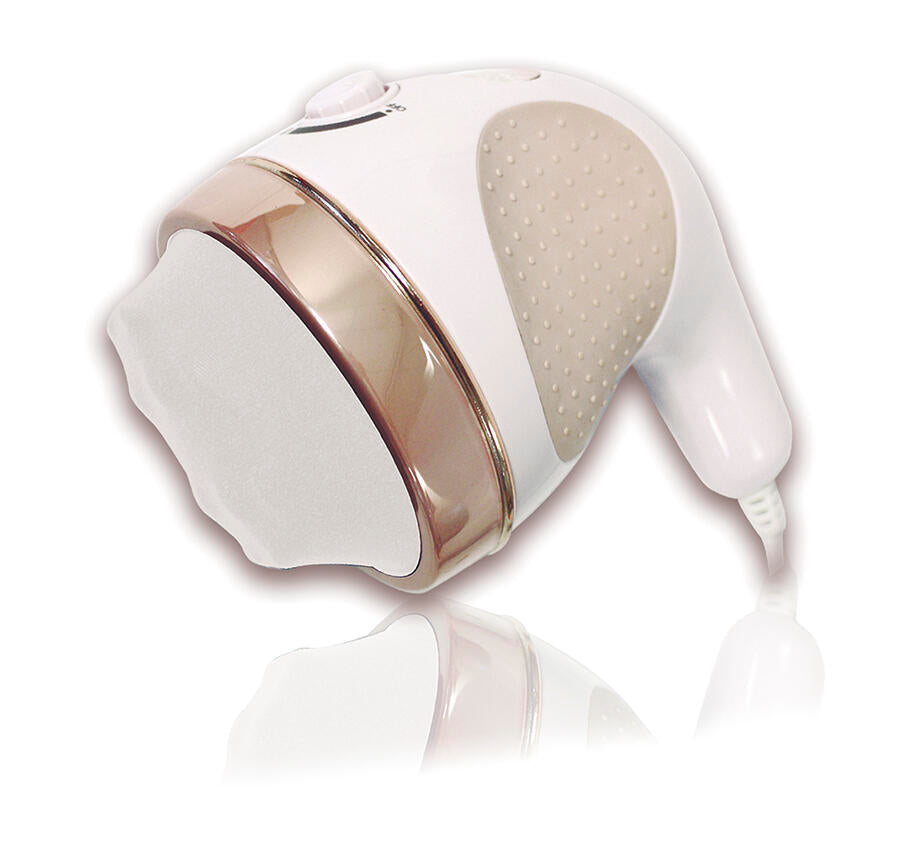 Masajeador con terapia de vibración y rotación para tonificar y esculpir el cuerpo.
