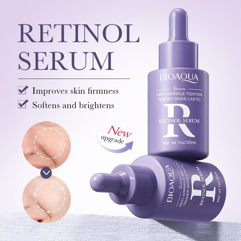 Sérum Facial Antiarrugas con Retinol y Ácido Hialurónico 30ml BIOAQUA – Renovación Celular y Juventud para tu Piel