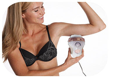 Masajeador con terapia de vibración y rotación para tonificar y esculpir el cuerpo.